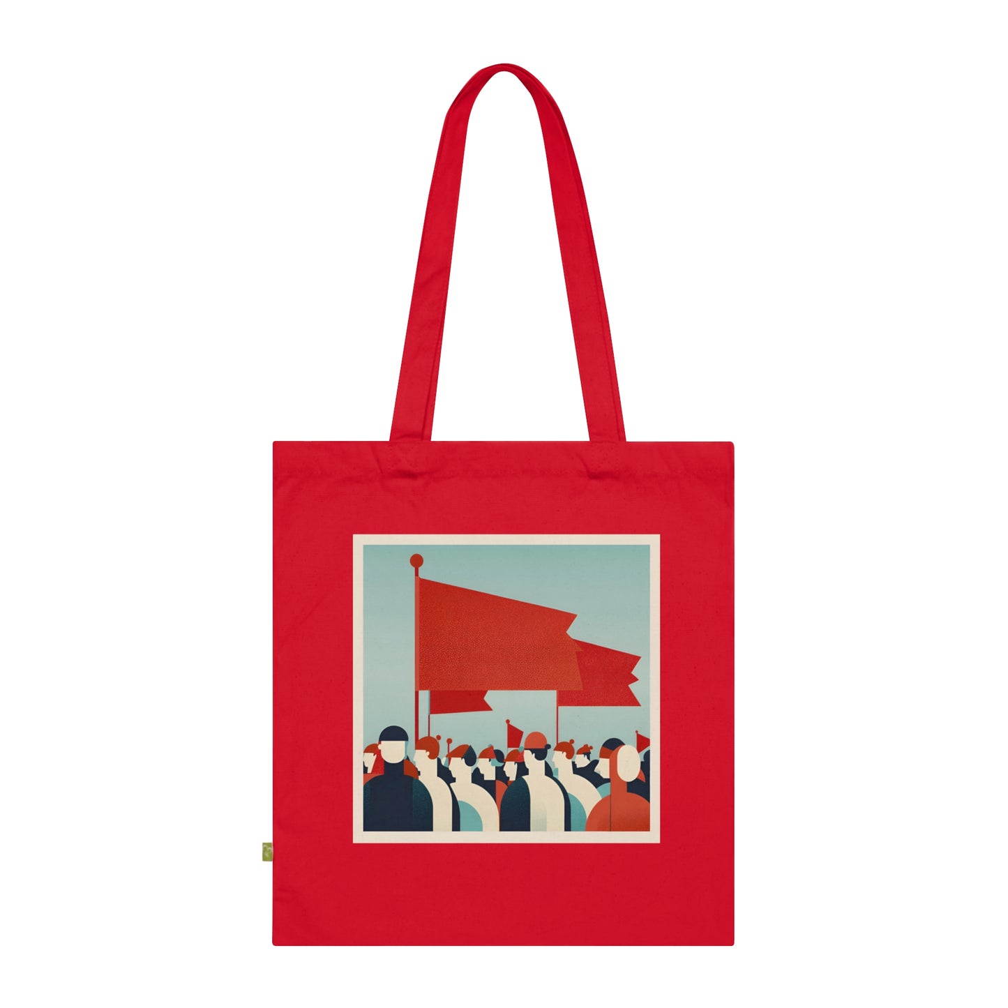 "Red Flag" - Organic Cotton Tote Bag