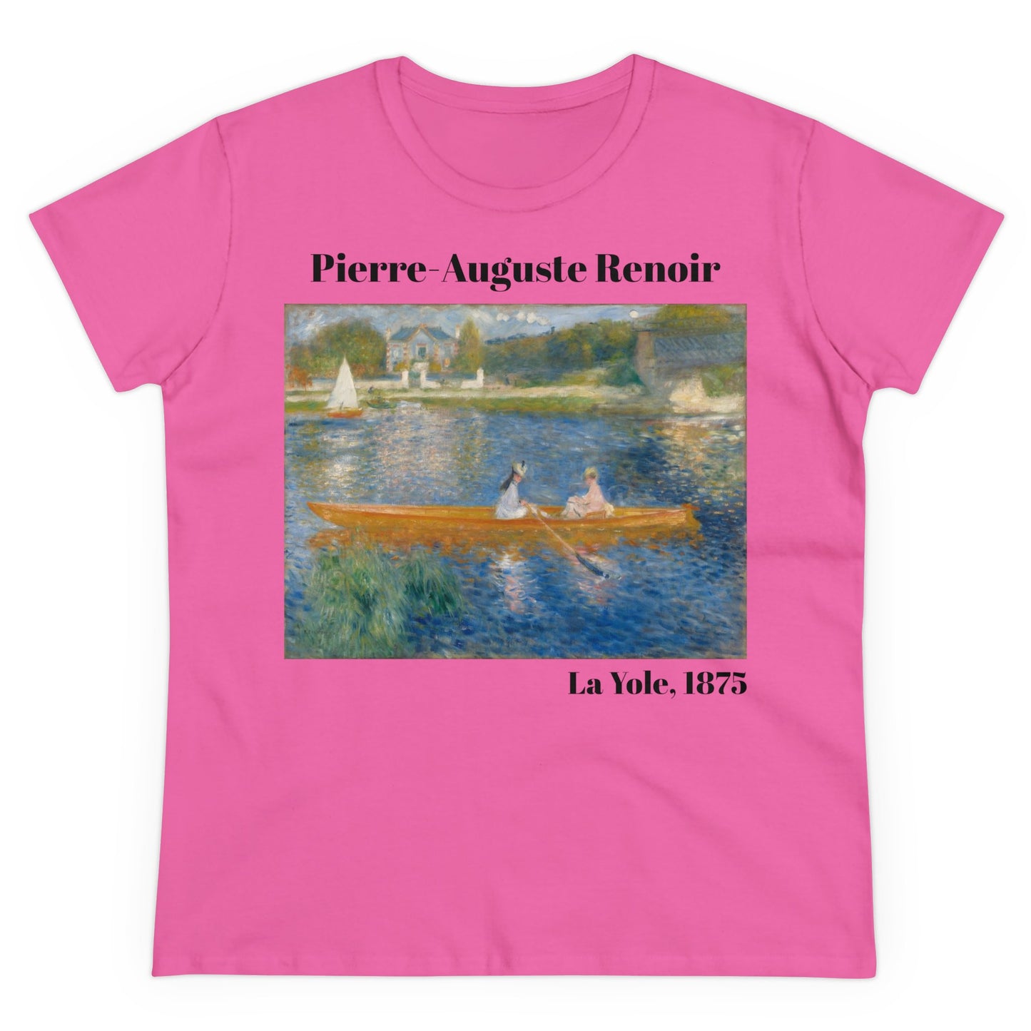 Pierre-Auguste Renoir "La Yole" Women's T-Shirt, cotton artsy tshirt