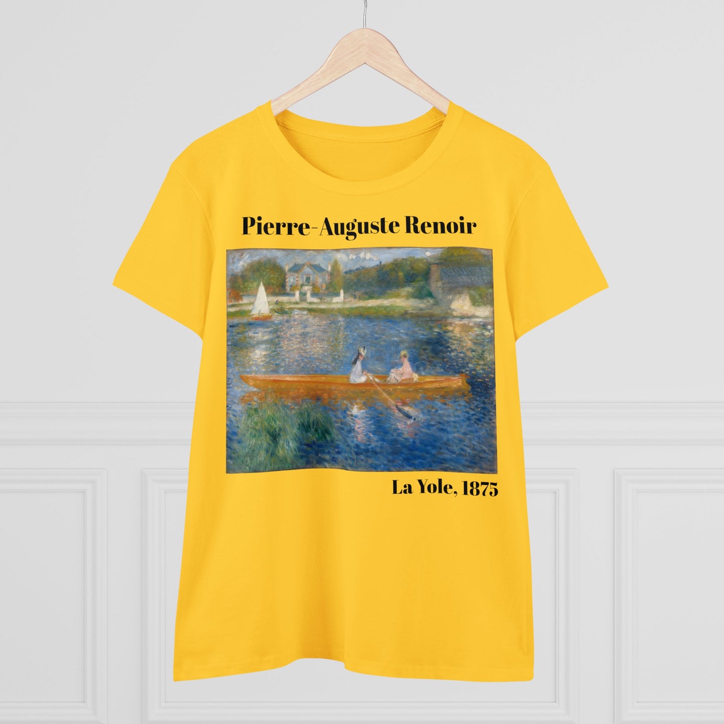 Pierre-Auguste Renoir "La Yole" Women's T-Shirt, cotton artsy tshirt