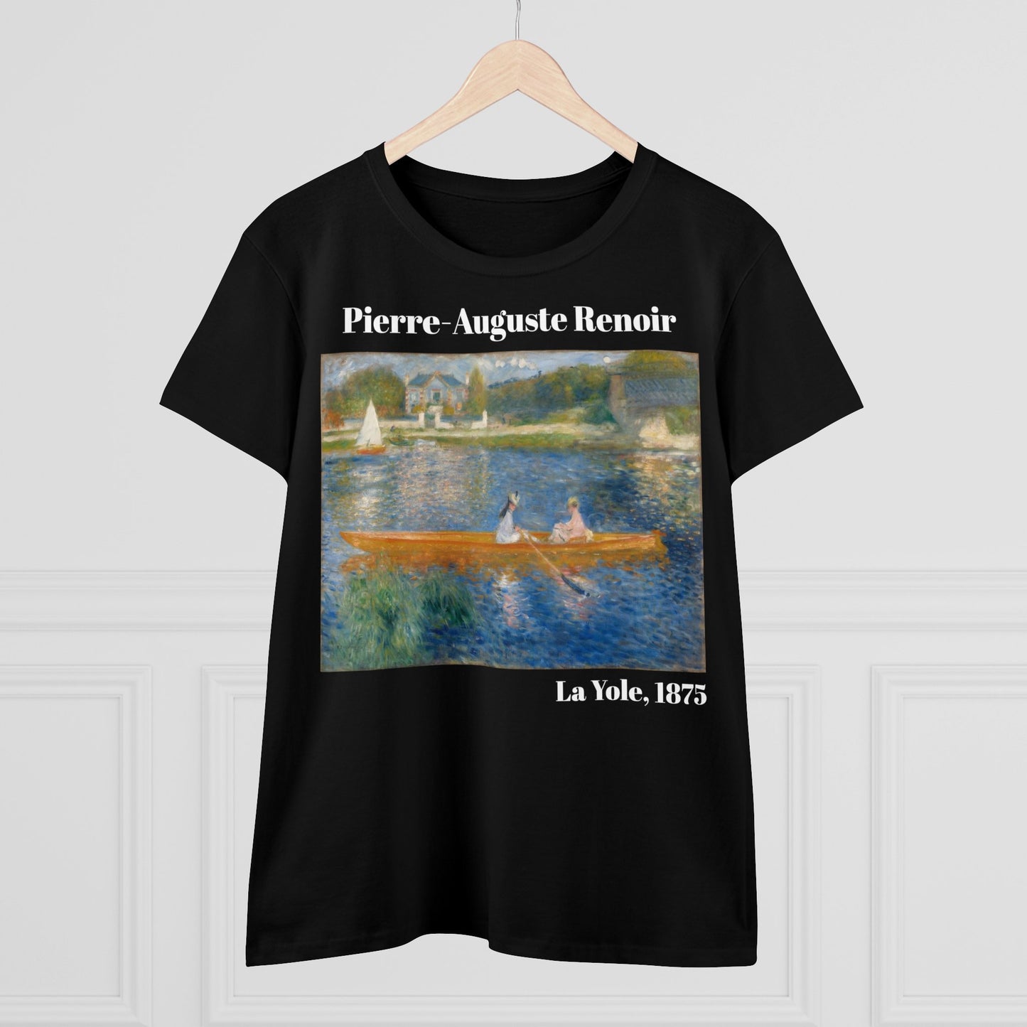 Pierre-Auguste Renoir "La Yole" Women's T-Shirt, cotton artsy tshirt