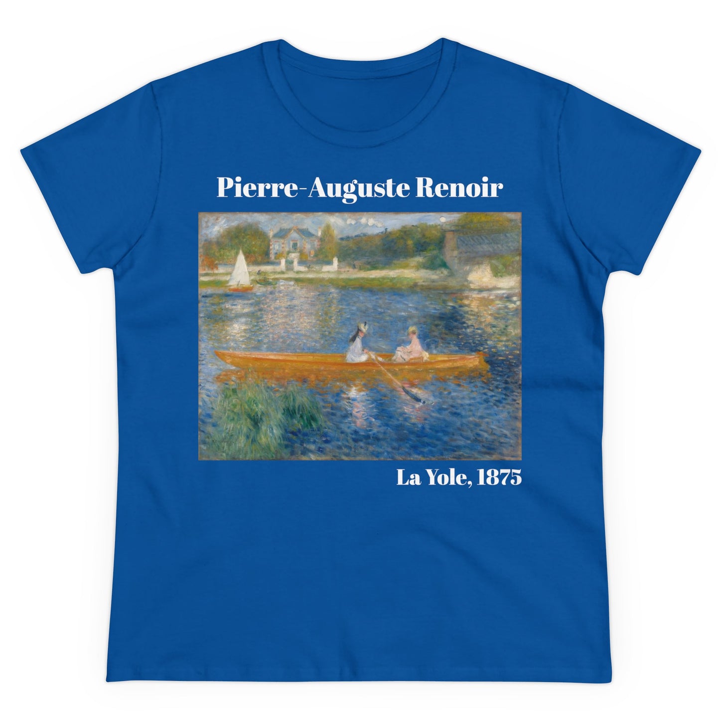 Pierre-Auguste Renoir "La Yole" Women's T-Shirt, cotton artsy tshirt