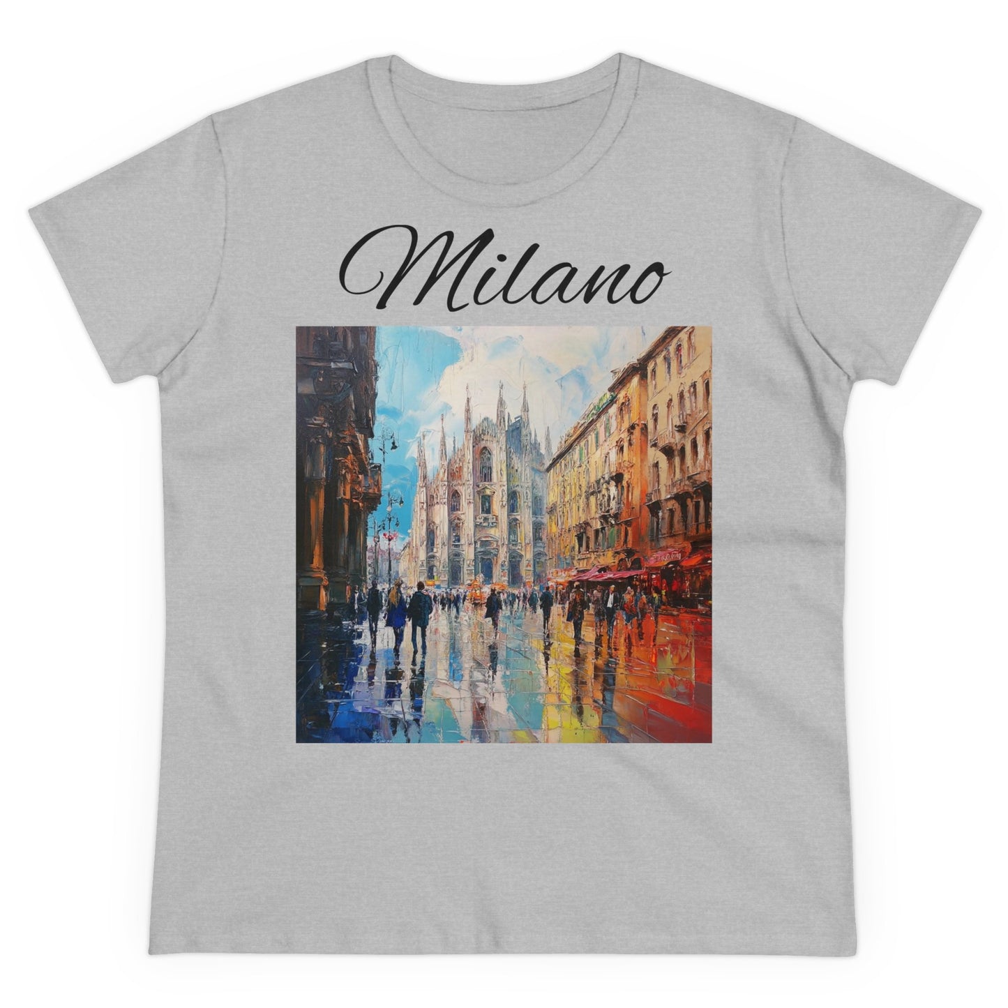 "Milano" Italy, Women's T-Shirt, graphic tee