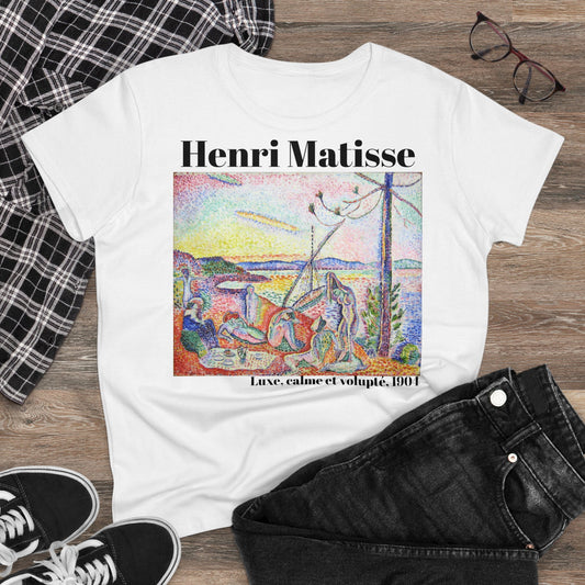 "Luxe, calme et volupté" Women's T-Shirt, artsy cotton tshirt