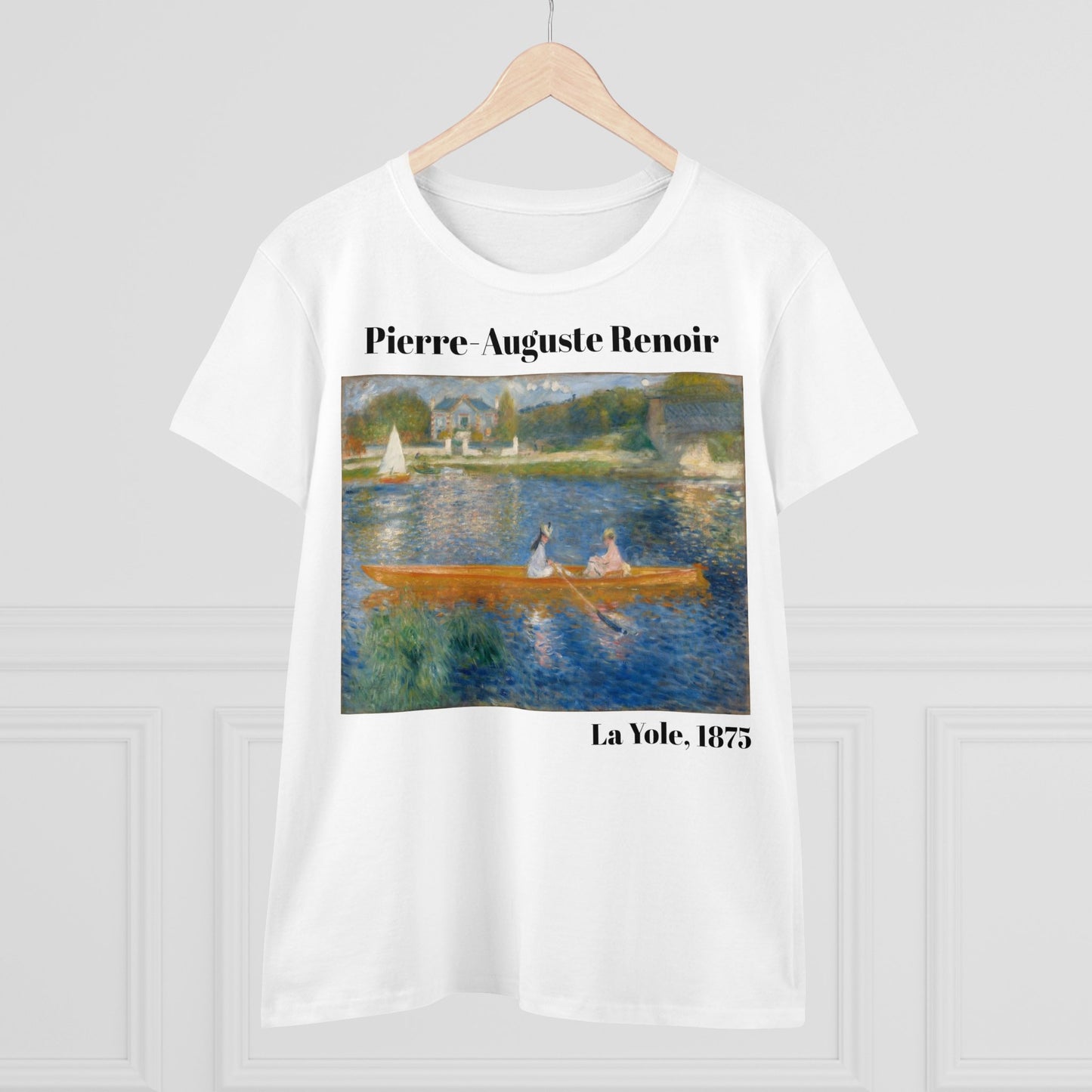 Pierre-Auguste Renoir "La Yole" Women's T-Shirt, cotton artsy tshirt