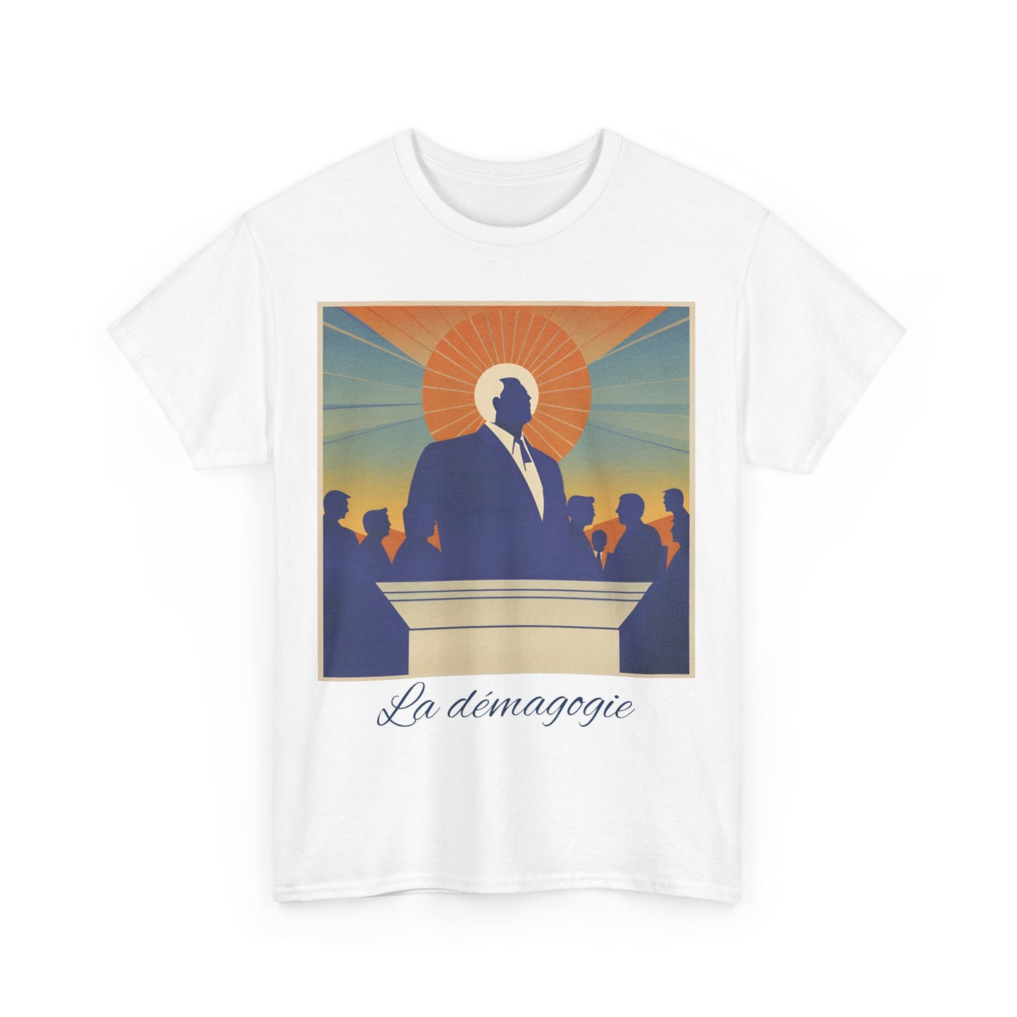 "La démagogie" Men's T-Shirt, graphic cotton tee