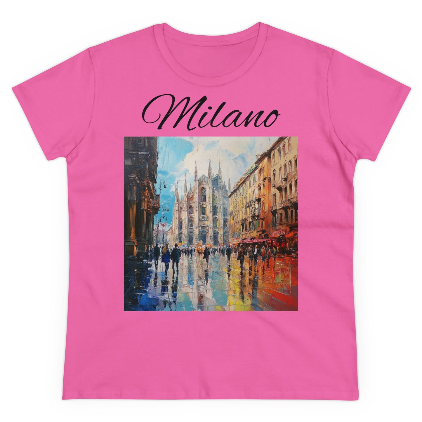 "Milano" Italy, Women's T-Shirt, graphic tee