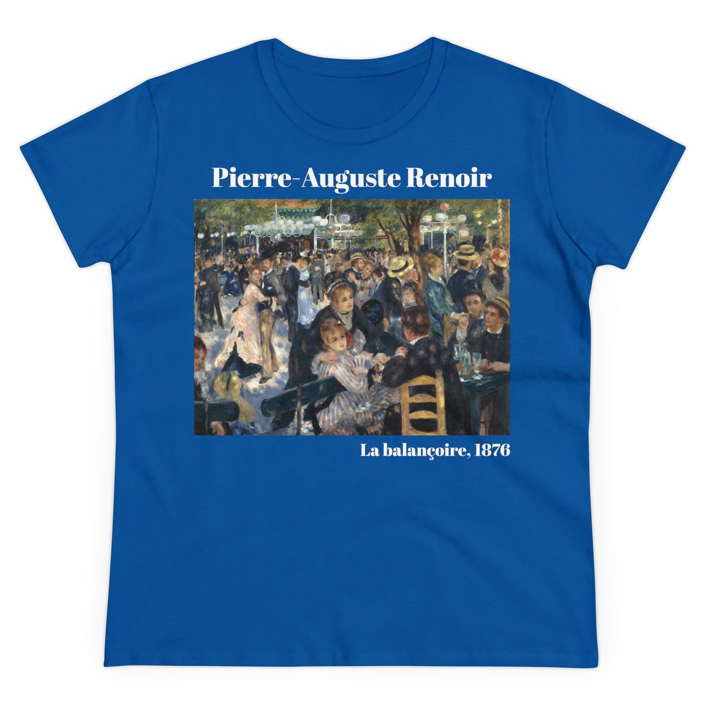 Pierre-Auguste Renoir "La balançoire" Women's T-Shirt, modern art graphic tee