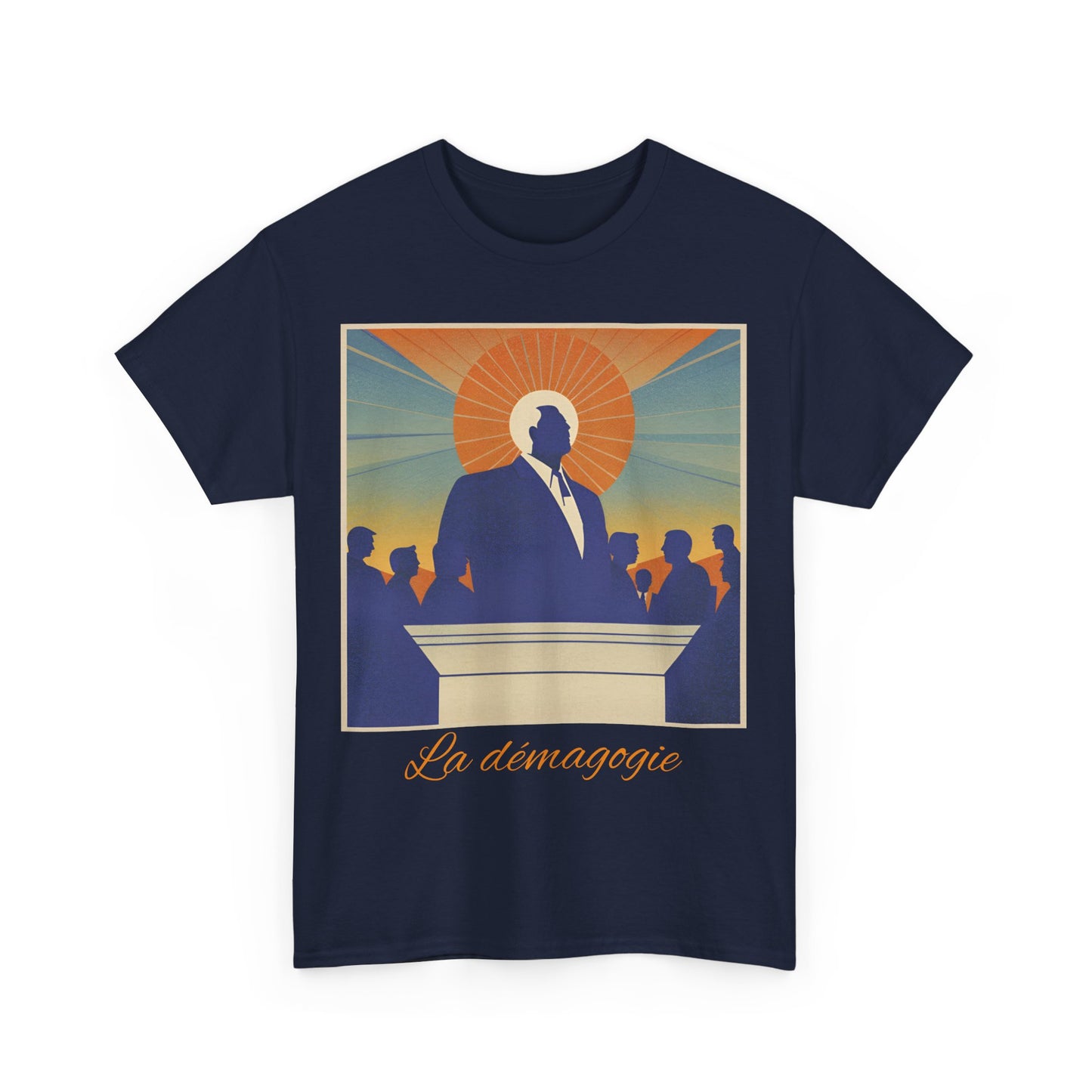 "La démagogie" Men's T-Shirt, graphic cotton tee