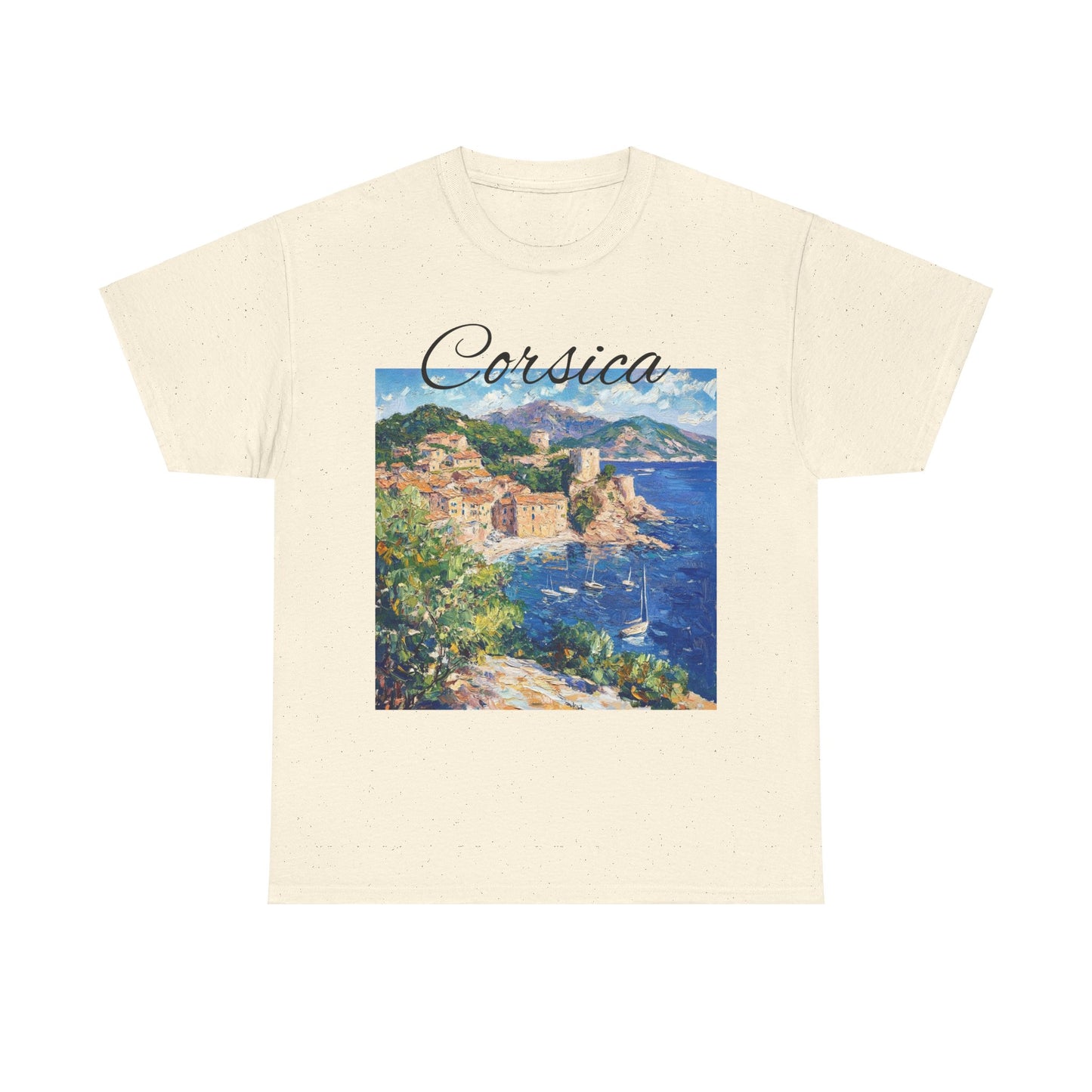 "Corsica" Men's Casual T-Shirt, La Corse, Artsy Aesthetic, Graphic tee, Gift