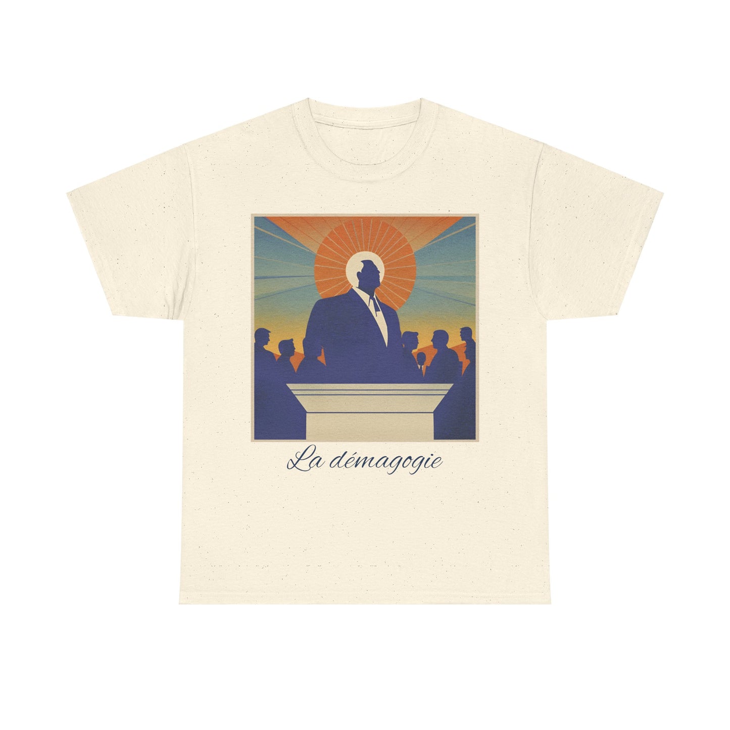 "La démagogie" Men's T-Shirt, graphic cotton tee